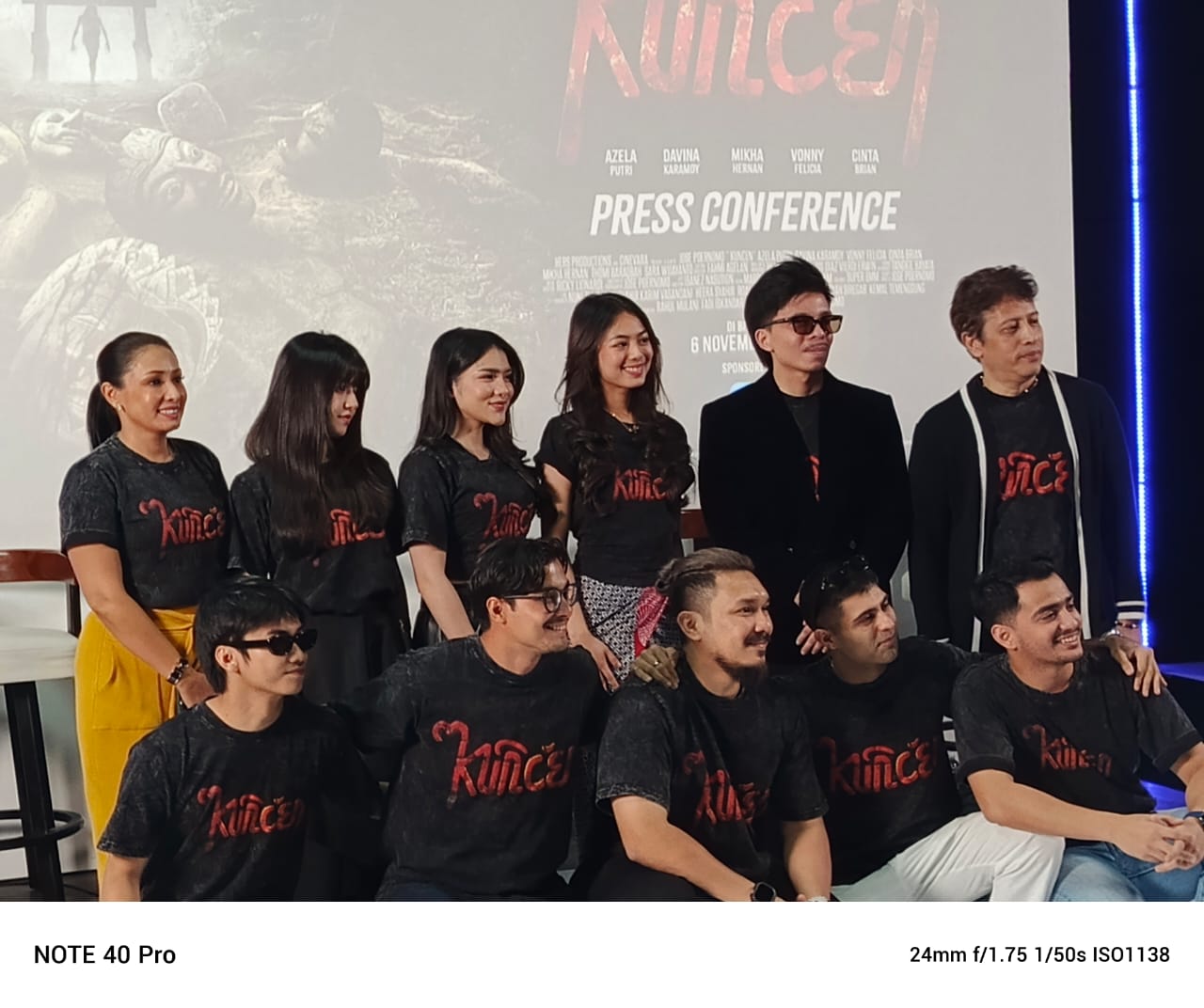 Konferensi pers film horor Kuncen di kawasan Kasablanka, Jakarta Selatan, Jakarta (3/10) [FTNews/Selvianus Kopong Basar]